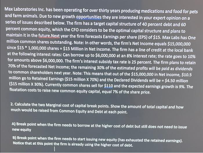 can i get help on thr break point questions please that picture