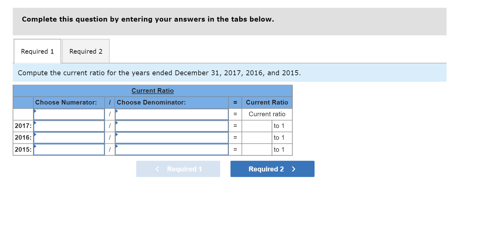 test is timed. Simon Company's year-end balance sheets follow 217 2016 2015