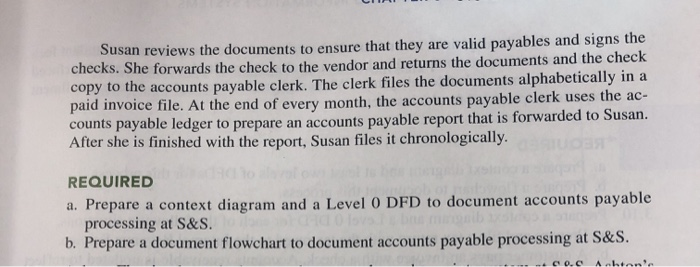 systems for the scenario part b 3.6 vable process an pes to