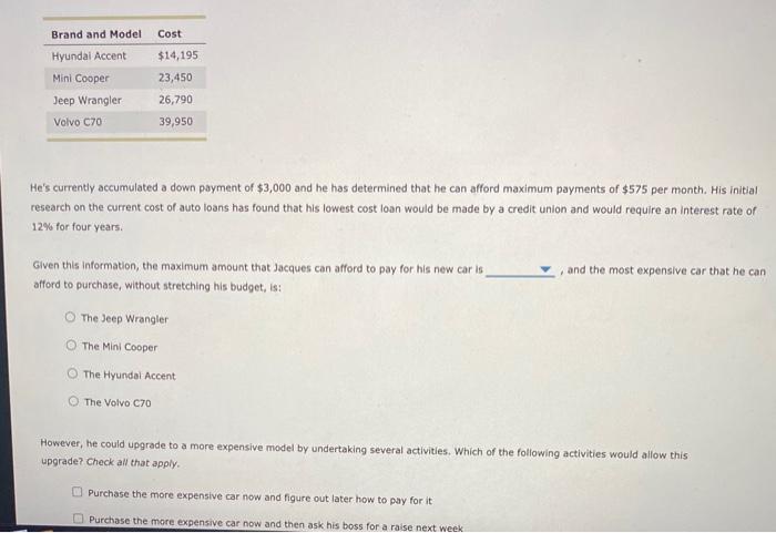 car, it is critical that you determine both the complete price of