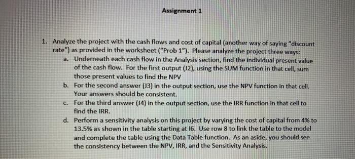  My NPV using SUM and NPV is not consistent. need assistance