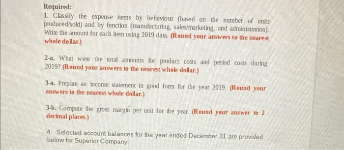 years there were no inventories in the system Note: 1. Paid on
