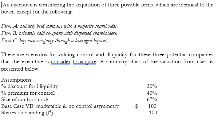  Can you show me how to do this problem? |An executive