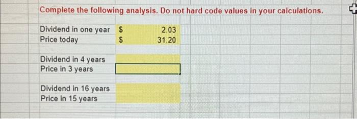 paid a dividend of $1.95 per share on its stock. The dividends