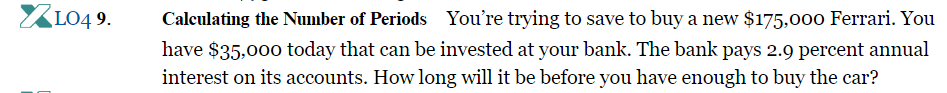are still committed to owning a $175,000 Ferrari (see Q Question 9).