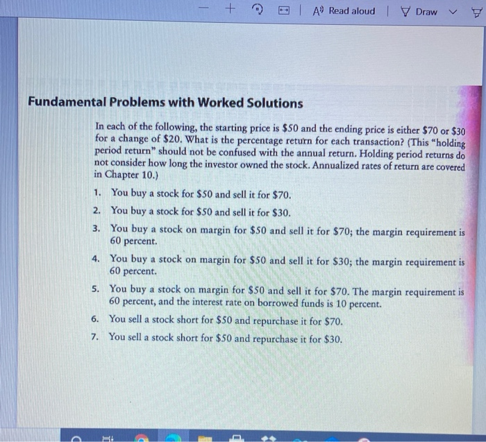  + E A Read aloudy Draw Fundamental Problems with Worked Solutions