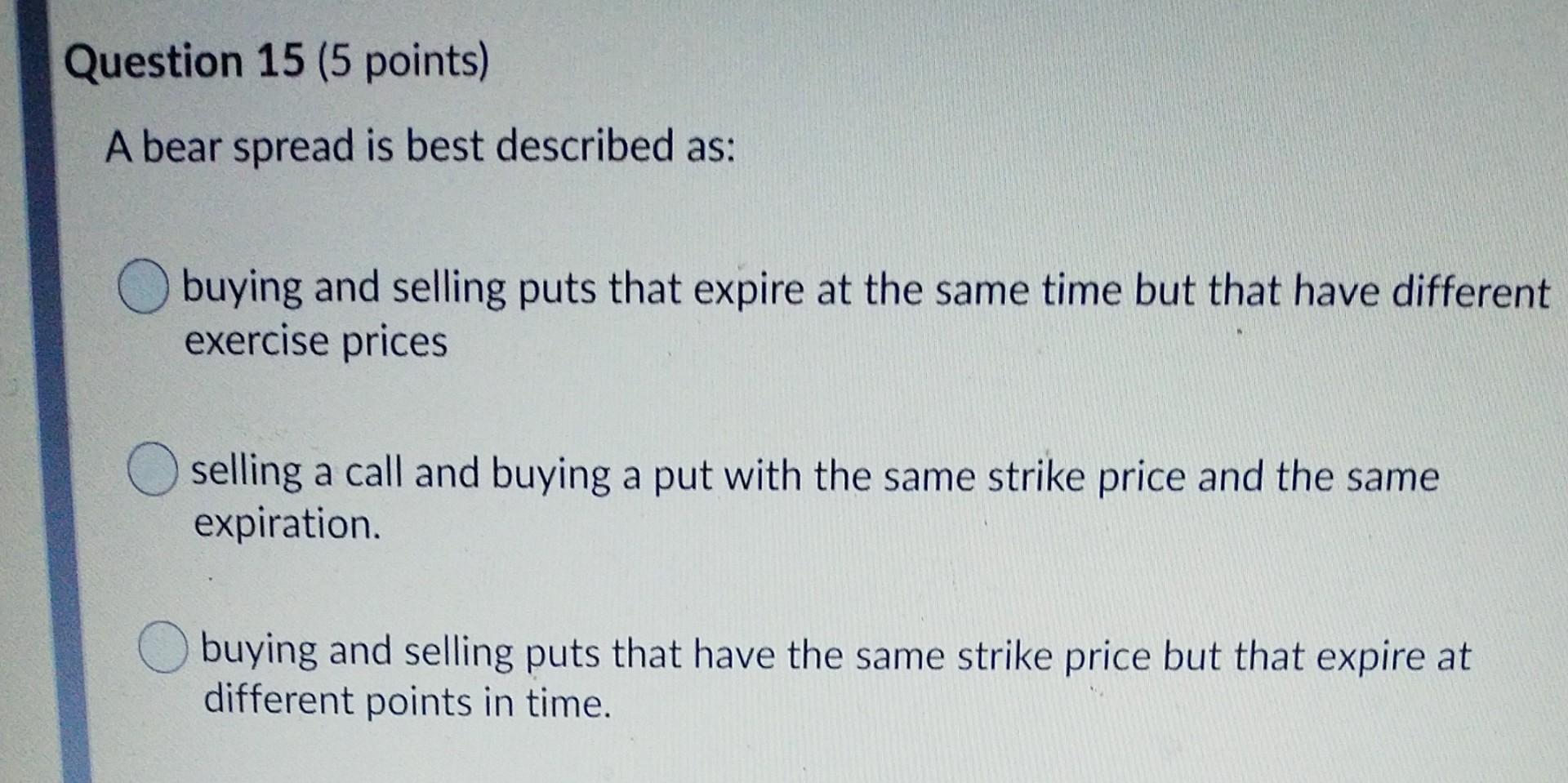  anyone know how to do it? thanks Question 15 (5 points)