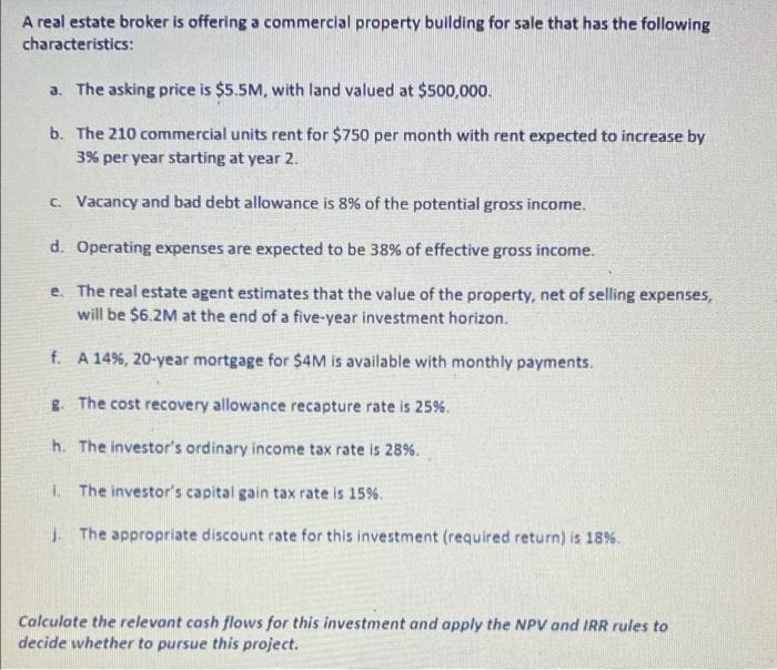  using the top information answer the bottom information A real estate