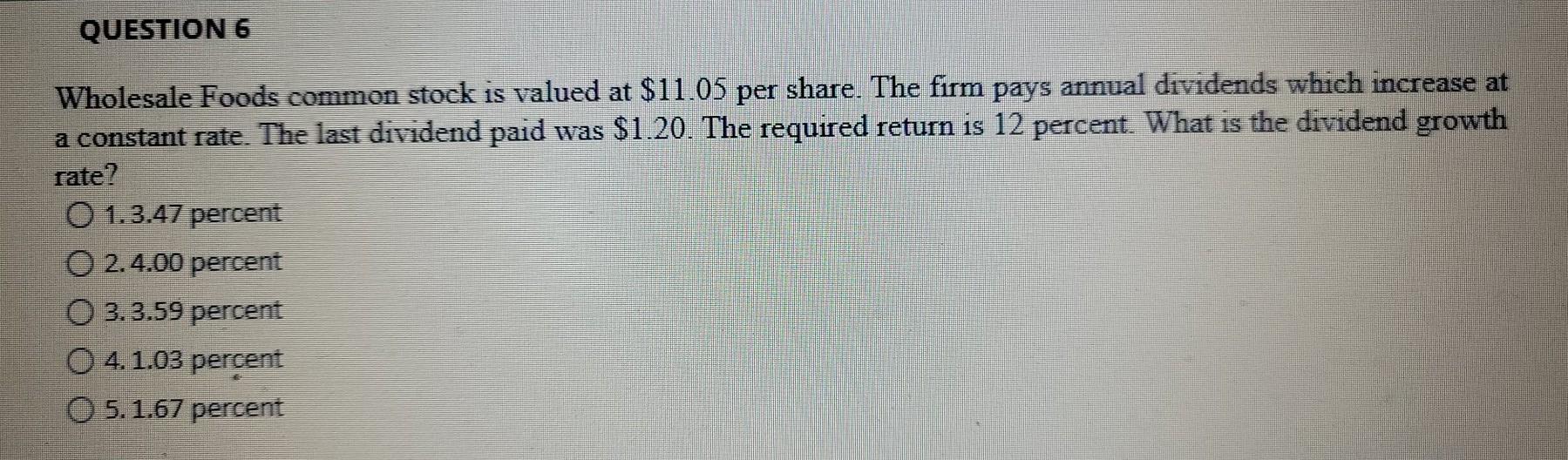 current earnings per share of $1.13. The required return is 14 percent