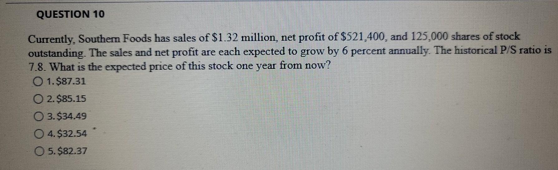 cash flow is expected to grow at a rate of 4.5% for