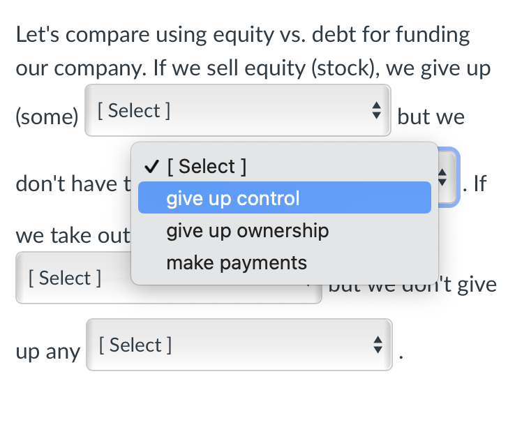 we don't have to [ Select] 4. If we take out a