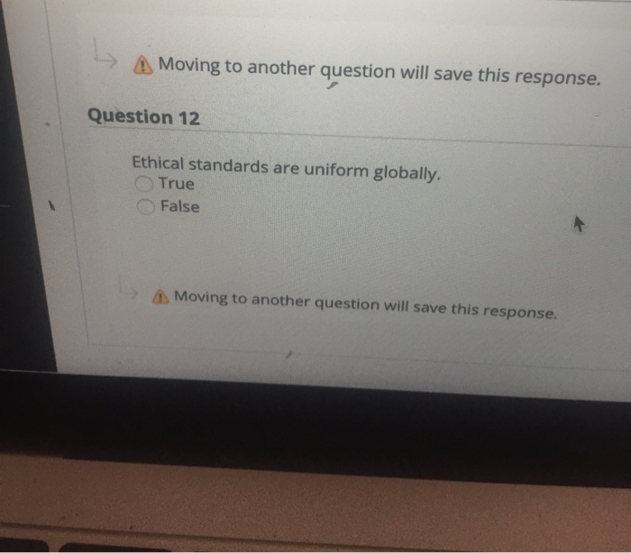  A Moving to another question will save this response. Question 12