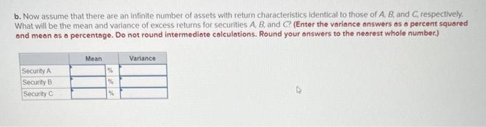 generated by the single-index model, Ri=ai+iRM+ei Where Ri is the excess return