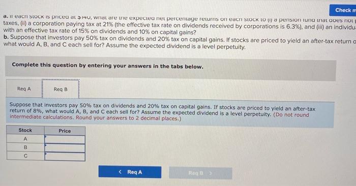 3 Expected Dividend SO 5 10 Expected Capital Gain 510 5 o