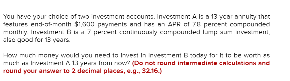 Could someone please explain how to do this using the correct formulas