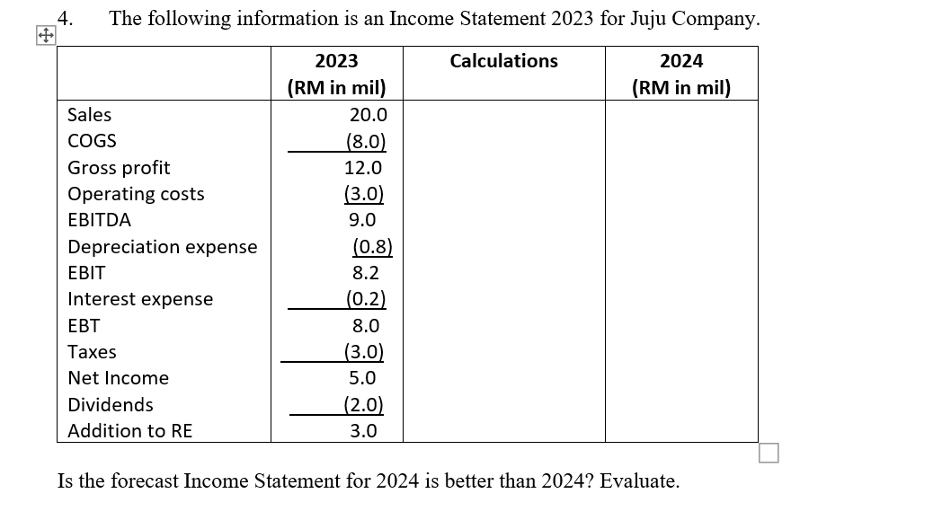  Kindly show the calculation and the answer 