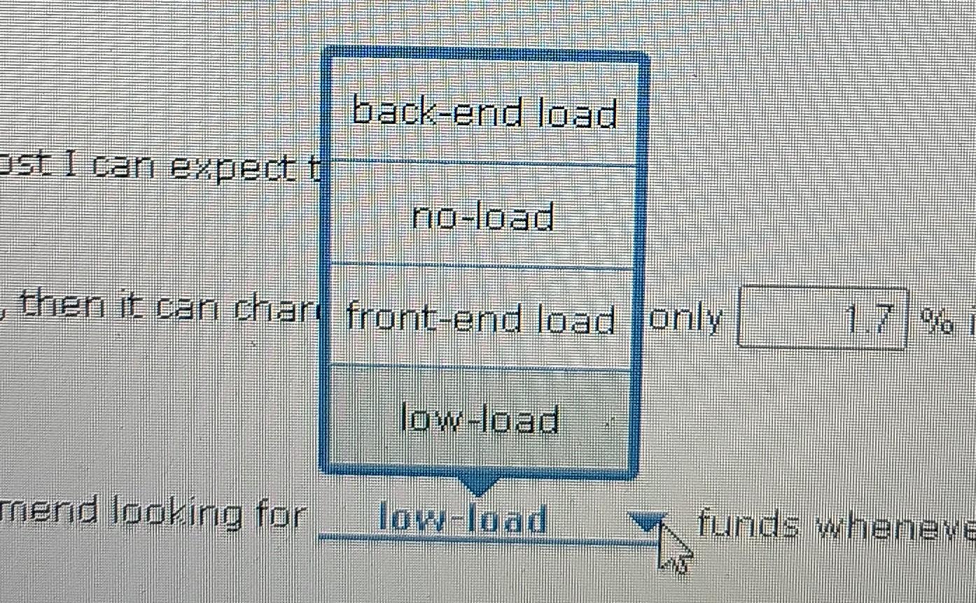 four different open-end mutual funds that Van and Amy are discussing. Use
