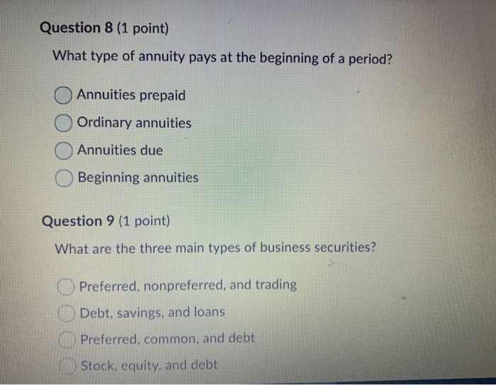is a key component of discounted cash flows? Periods that the cash
