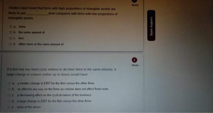 of the following statements? Da Marmere the samnings per whate (EPS) Ob