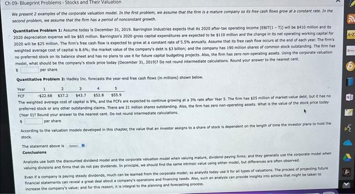 dividend forecast is based on an underlying forecast of the firm's future