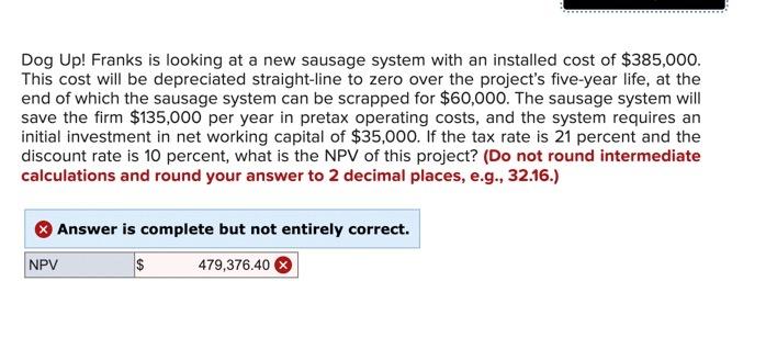 please help with steps or use excel with formulas! thanks !! Dog