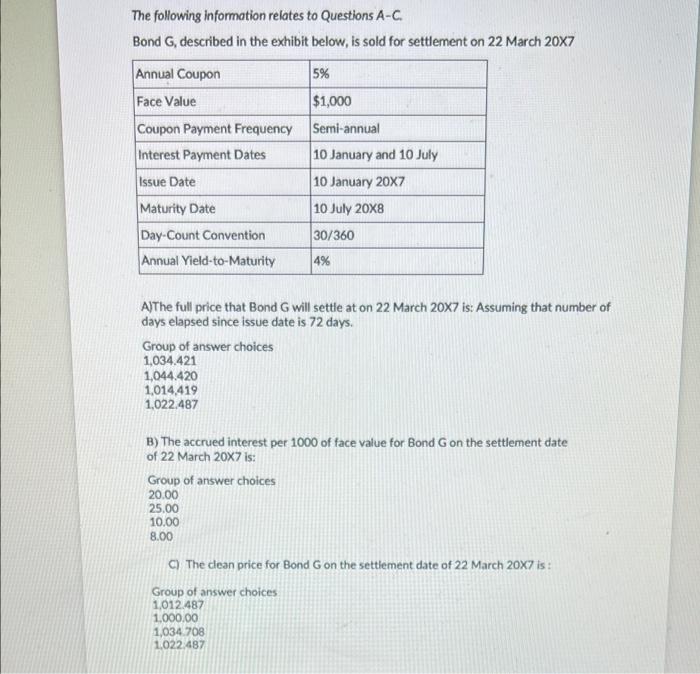 please solve this in excel and explain with formulas given The following