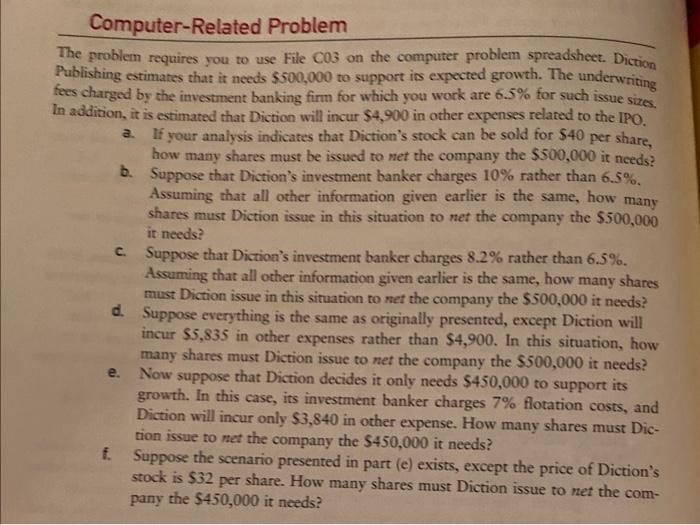  please help! The problem requires you to use File CO3 on