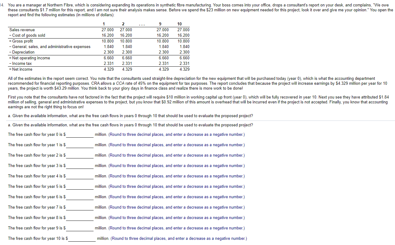 DO this correct please! Ive been recieving alot of wrong answers! 14.