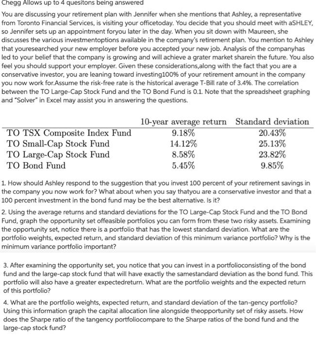 please answer 3 and 4 Chegg Allows up to 4 quesitons being