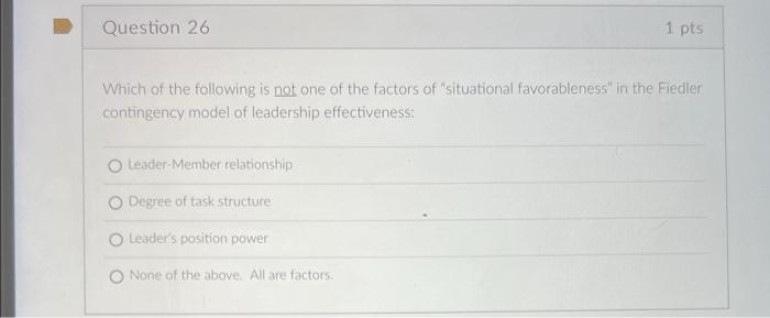 and leadership effectiveness. Agreeableness Emotional Stability Extraversion Openness to Experience The Ohio