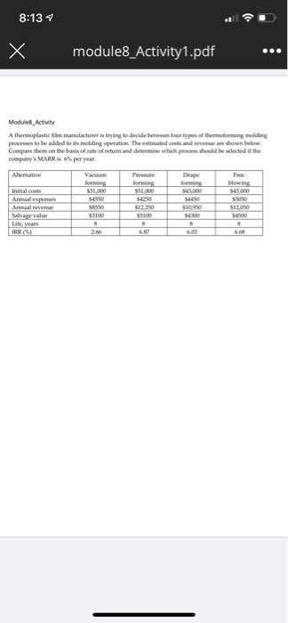 Plesse show all the work!! 8:13 1 x module8_Activity1.pdf Modec Athulam trying