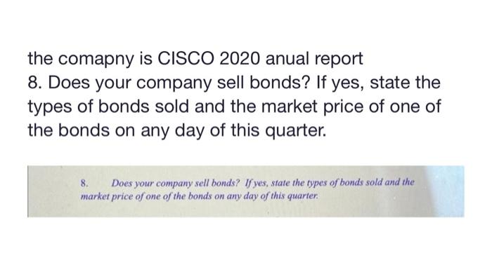  (please do not use AI TO SOLVE IT) the comapny is