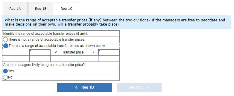 cases below, assume Division X has a product that can be sold