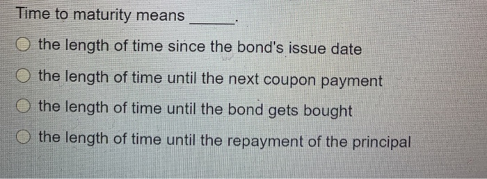 Par value Face value O Amount to be repaid on the maturity