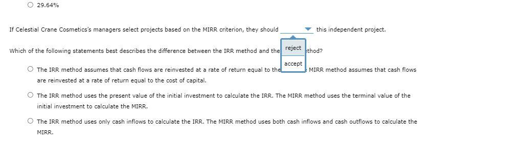 Capital Budgeting Back to Assignment Attempts Average/3 4. Modified internal rate of