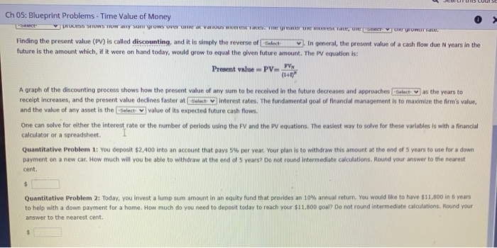 the future value or the present value of a lump suma de
