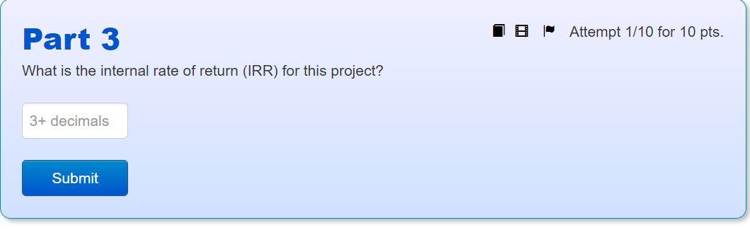 the following series of free cash flow (in $ million): Year Cash