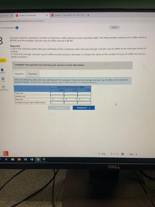  please respond to required 1 & 2. -22-88-Buix Chapter 1 Homework