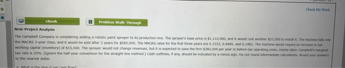  c)what is the additional year 3 cash flow d) id the