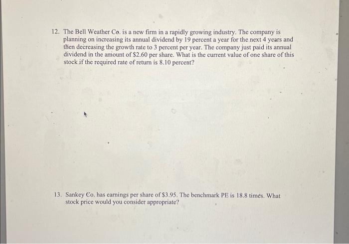  These need to be computed on a calculator using N, PV,