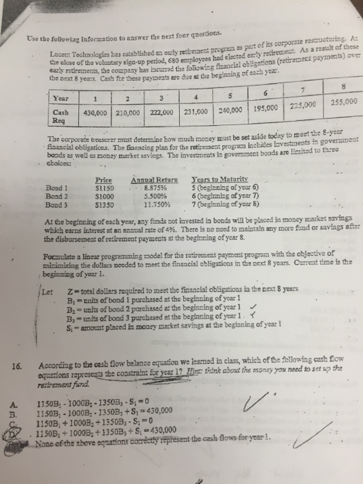  Please answer and explain. Use the fouowiat Information to answer the