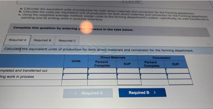 in process triventory Complete this quewtion by entering yo. rowers in the