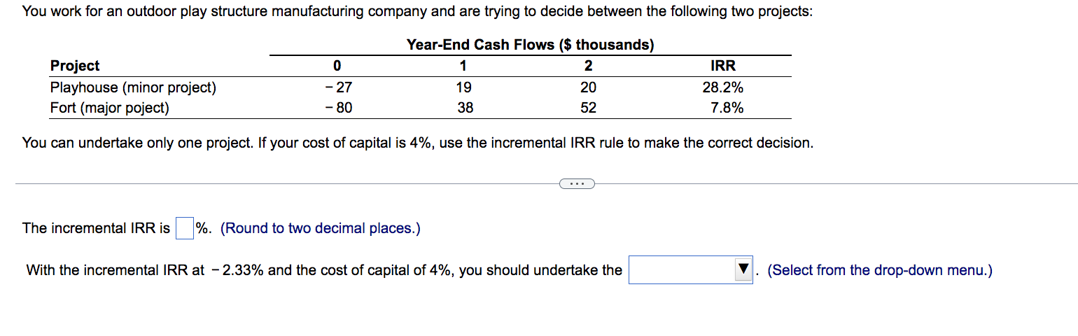 Please answer all aspects of the question. You work for an outdoor