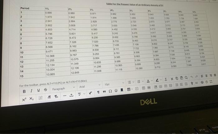 initial investments in the b will be 6-Year's and Project B will