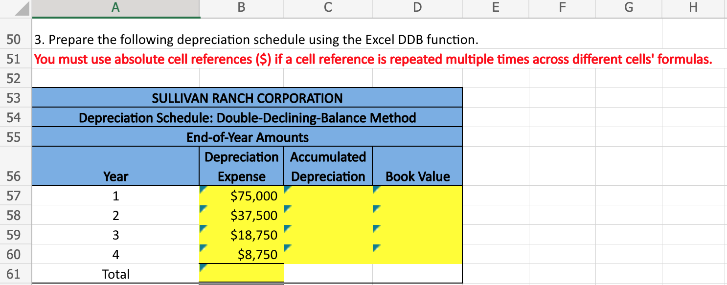 a new tractor and has provided you with information about the purchase.