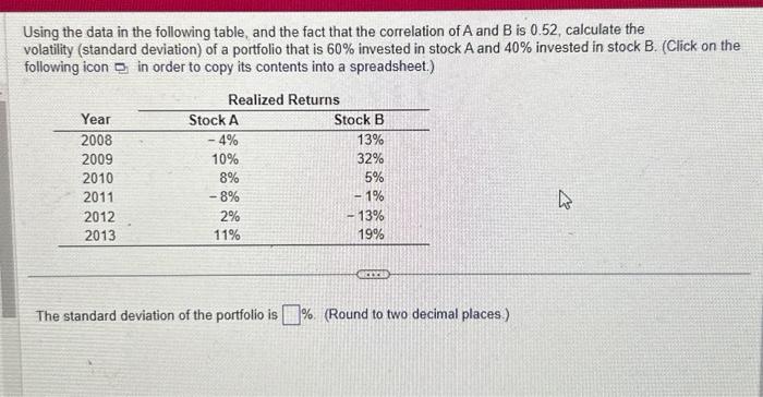 Please help Using the data in the following table, and the fact