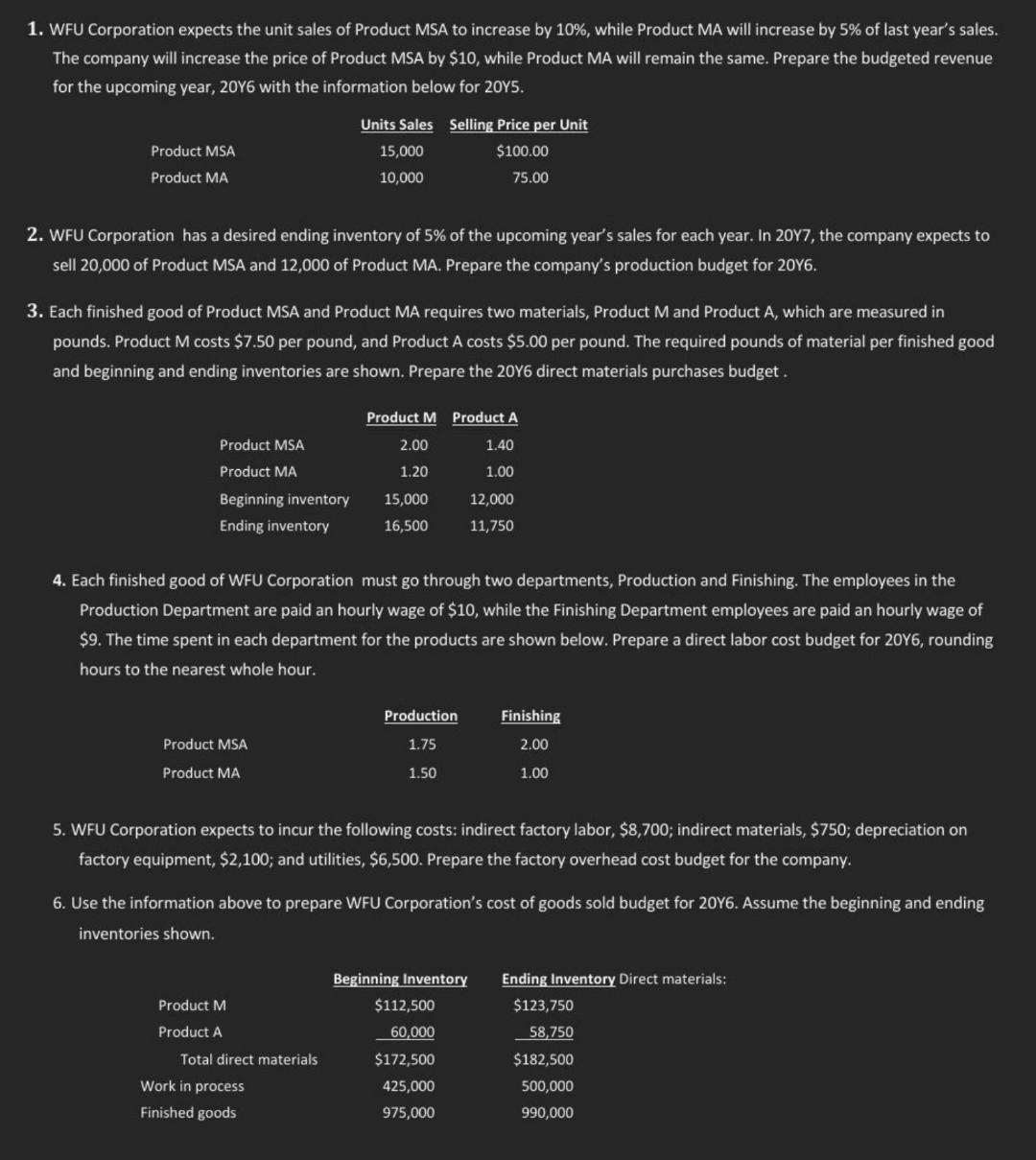 please show process. answer each question separatly example: question one this