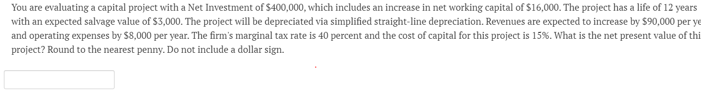 Please do not use excel to solve this. I am using a