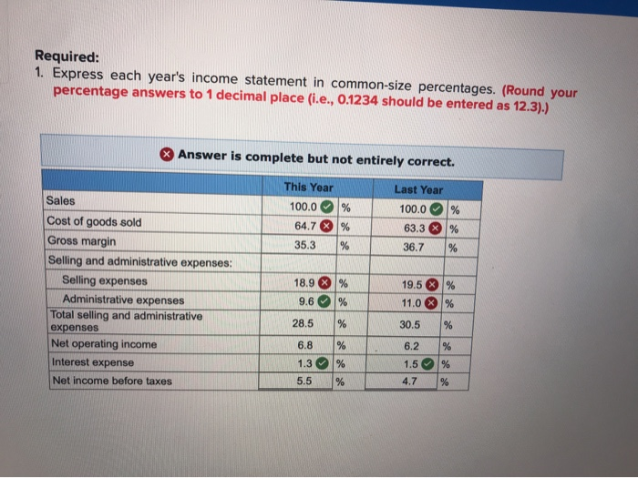 of Toronto: Mckenzie Sales, Ltd. Comparative Income Statement This Year Last Year