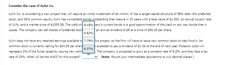 the discount rate to evaluate various capital budgeting projects. However, it is